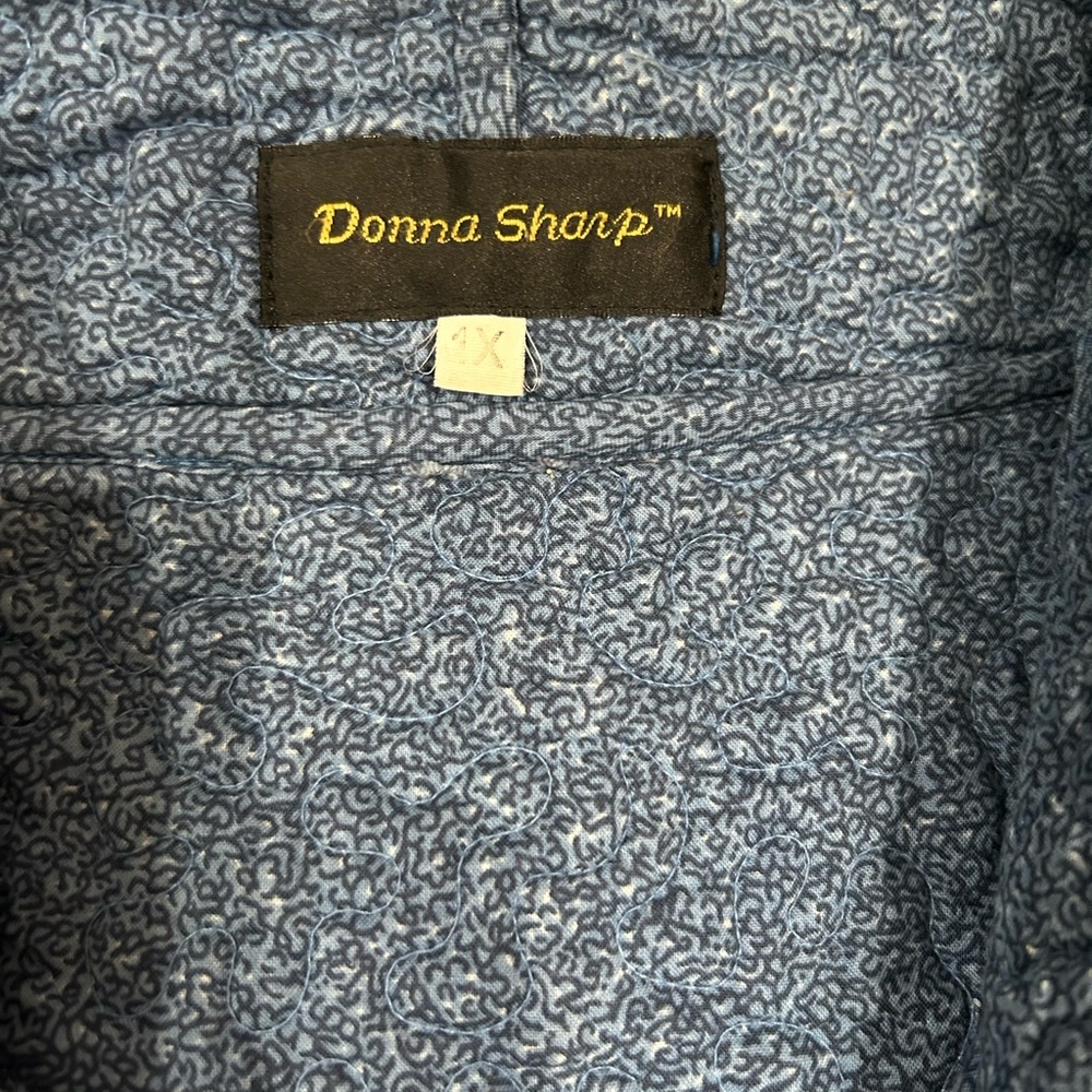 Donna Sharp Quilted Patchwork Jacket Women's - image 8